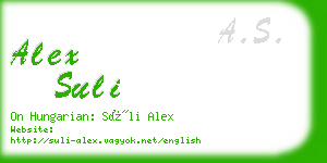 alex suli business card